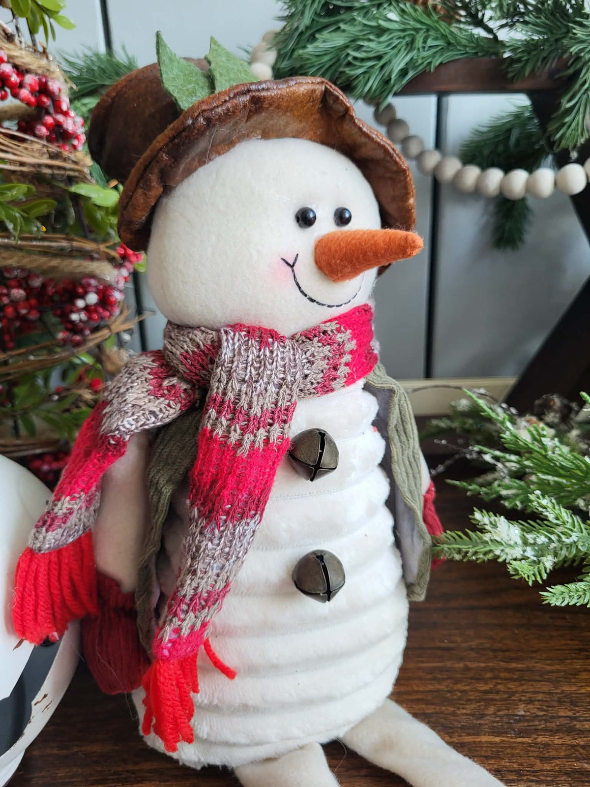 Dangle Legged Snowman