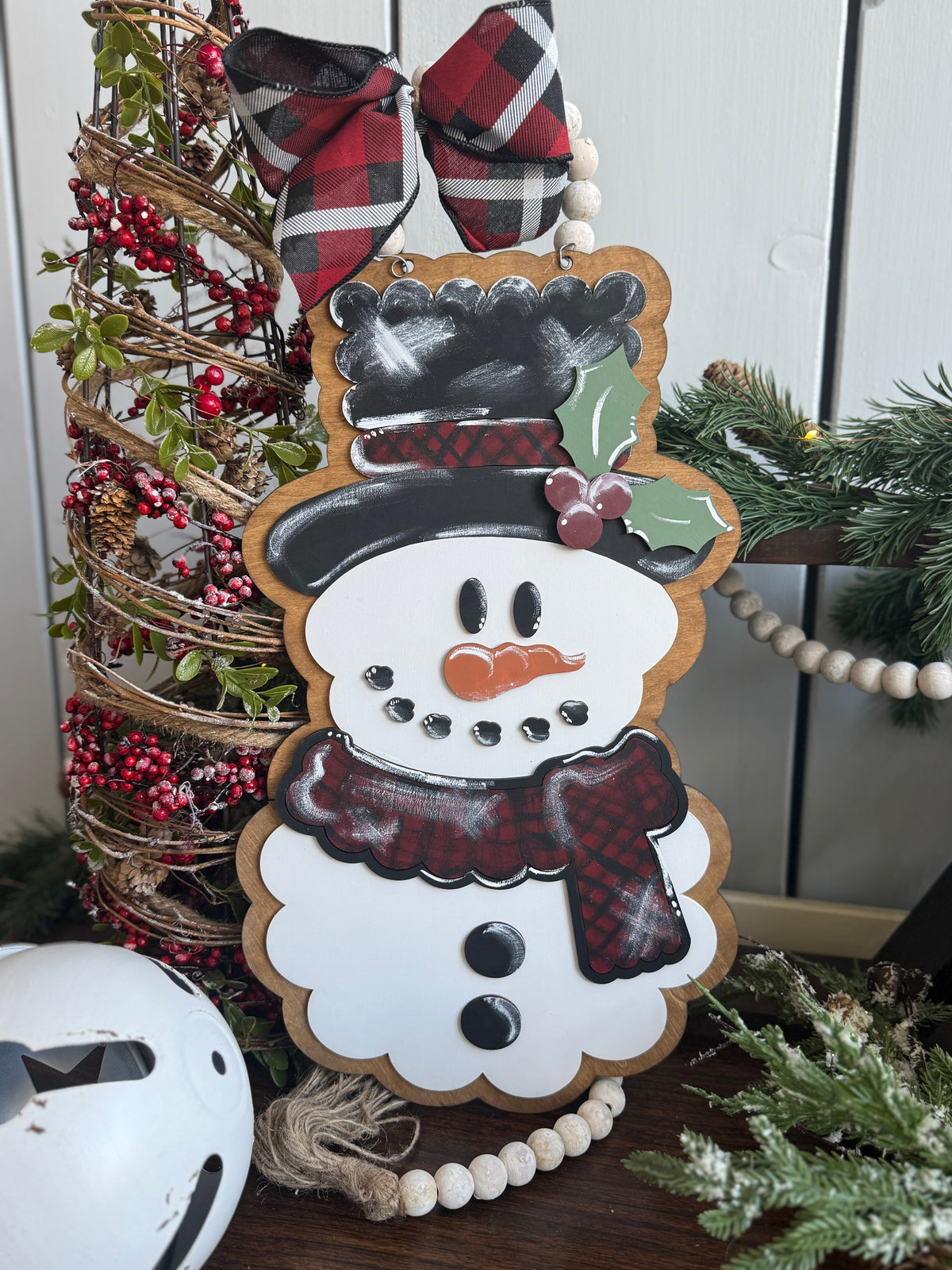 Snowman Door Hanger