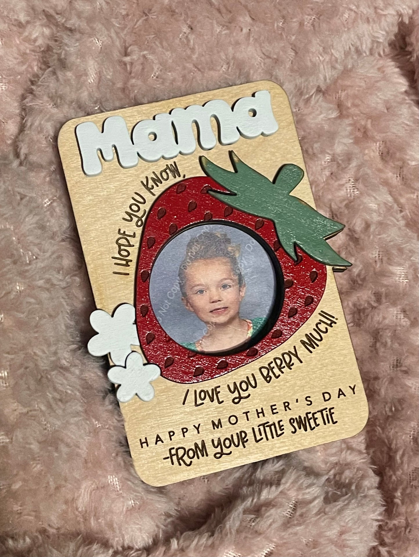 I love you berry much- Mother’s Day magnet picture OR car visor clip!