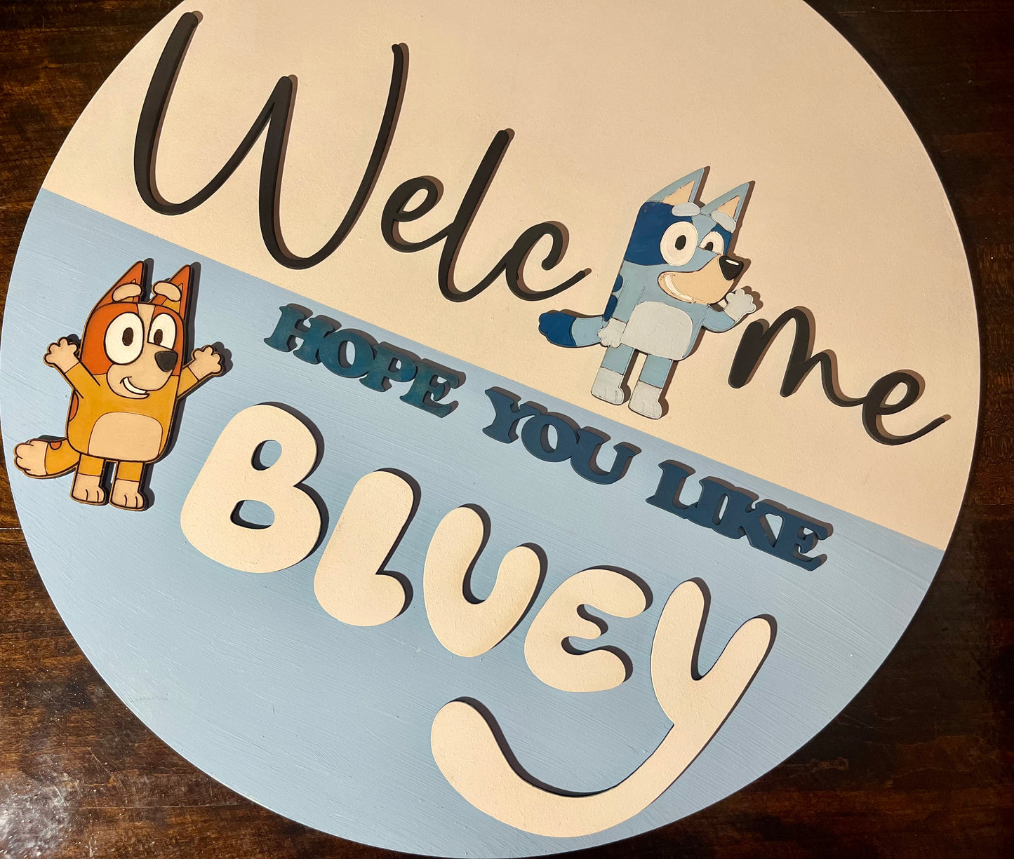 Bluey 18” Door Hanger