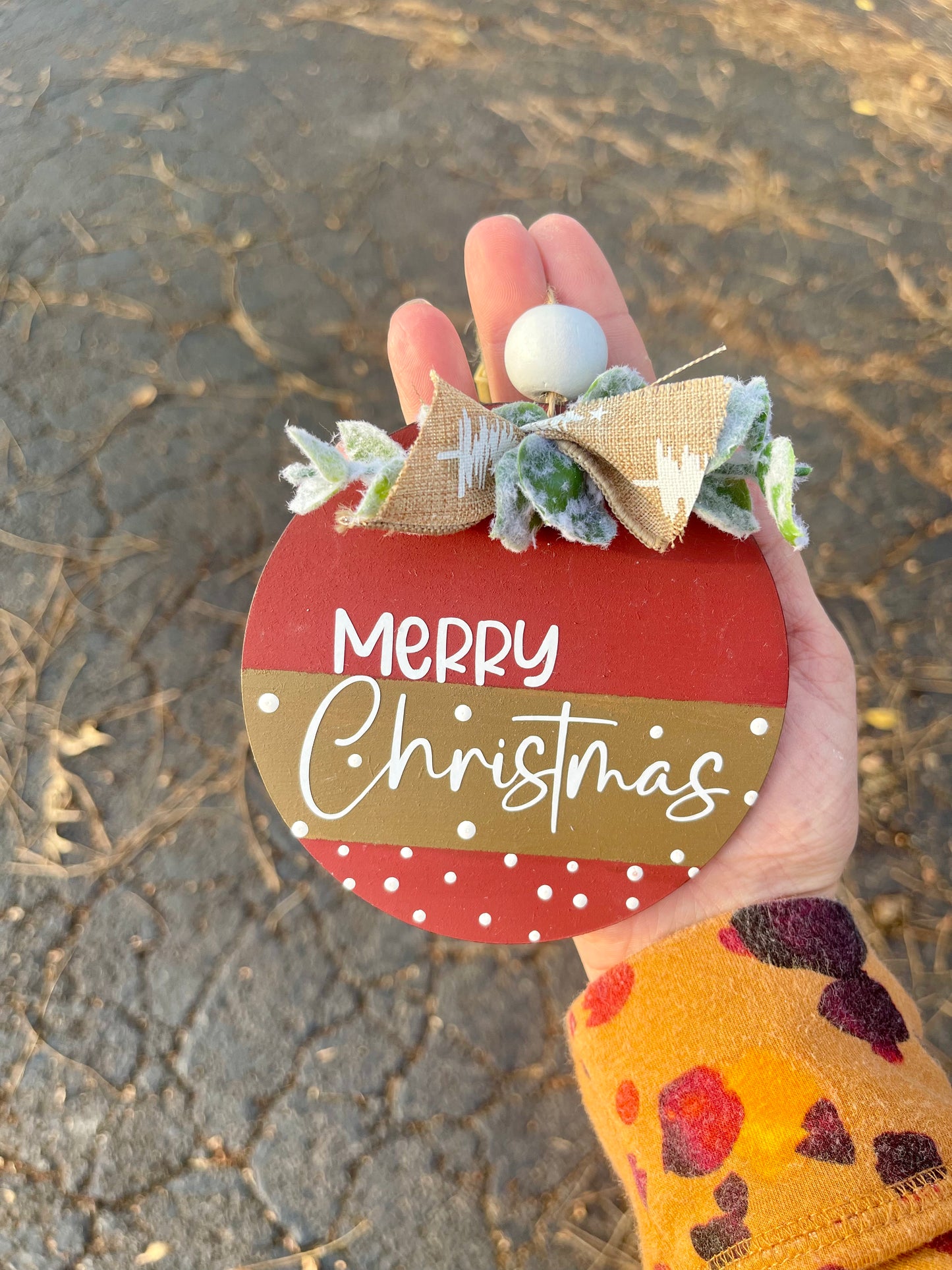 Merry Christmas D.H. Ornament