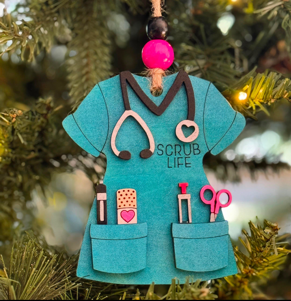 Scrub Top Ornament