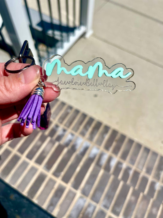 Acrylic Mama keychain