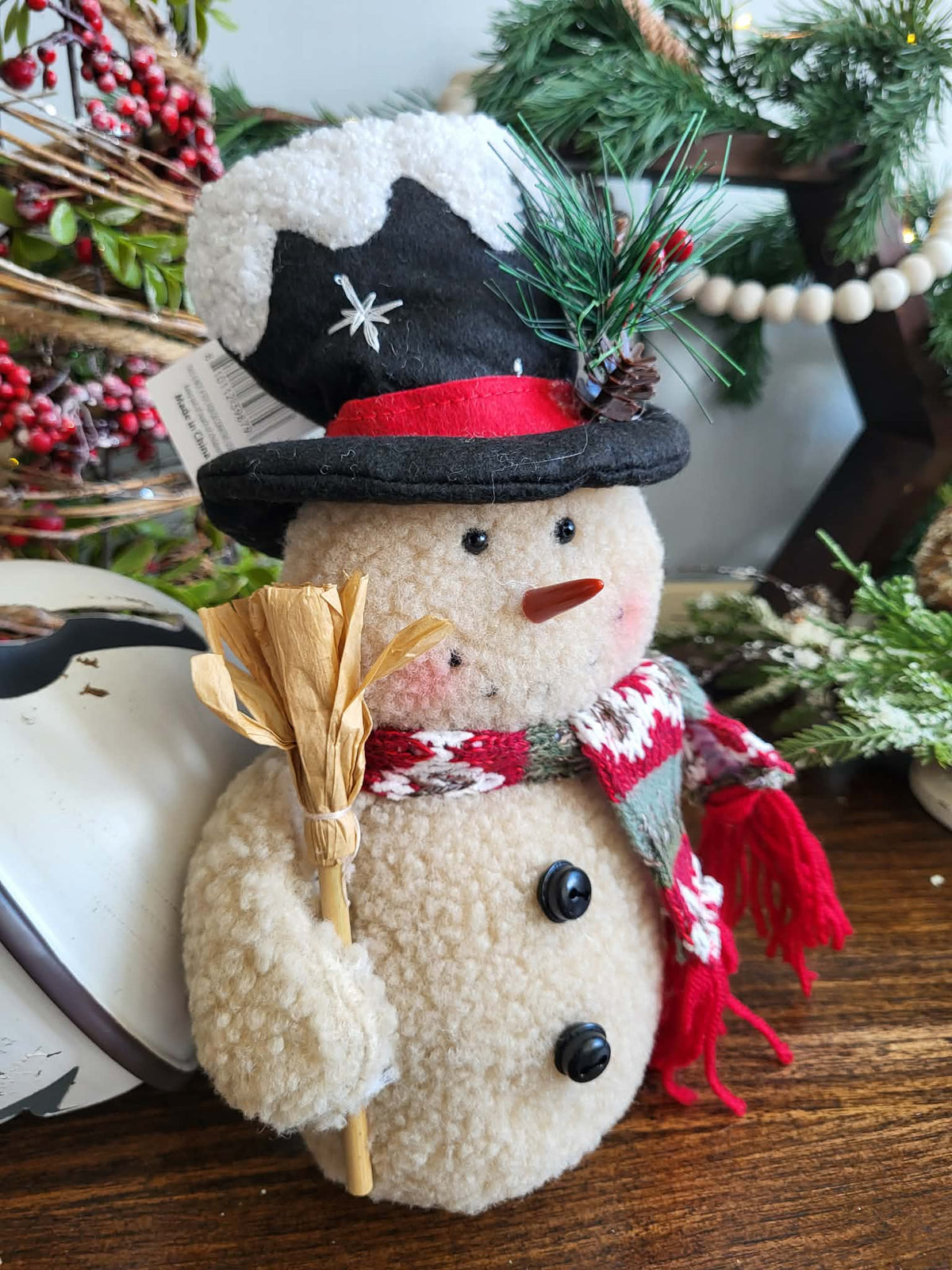 Snowman w/ Broom
