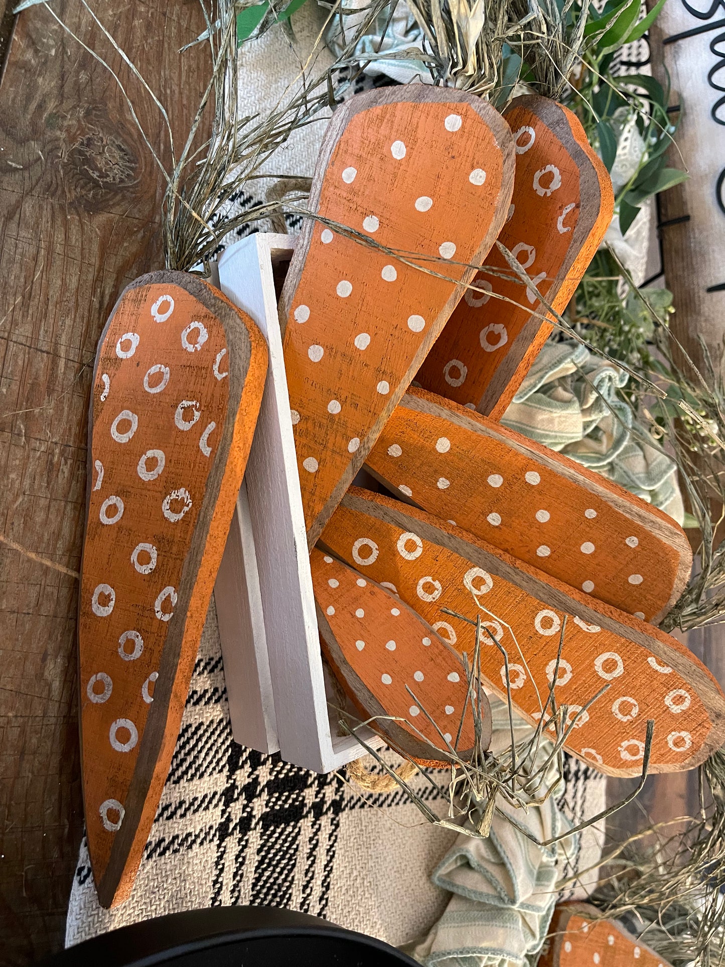 Wooden Carrots