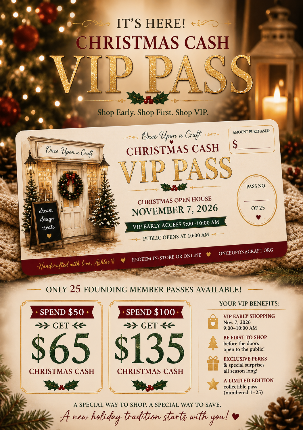 Christmas Cash VIP Pass