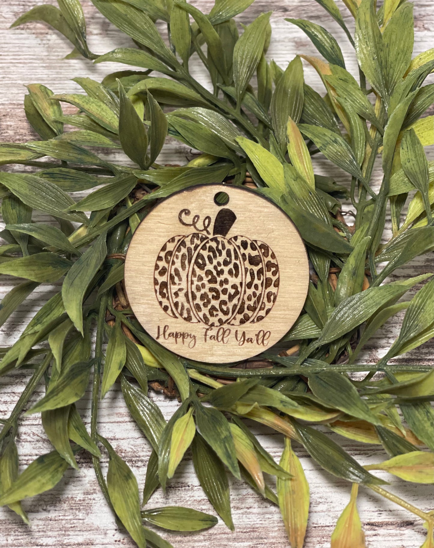 Wristlet Wooden Disc/Pendant