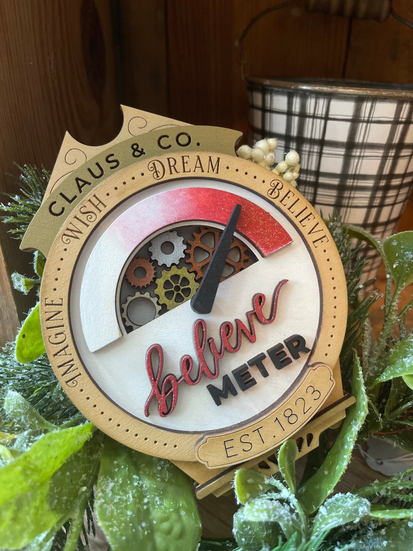 Believe Meter- 5.5"t x 4"w