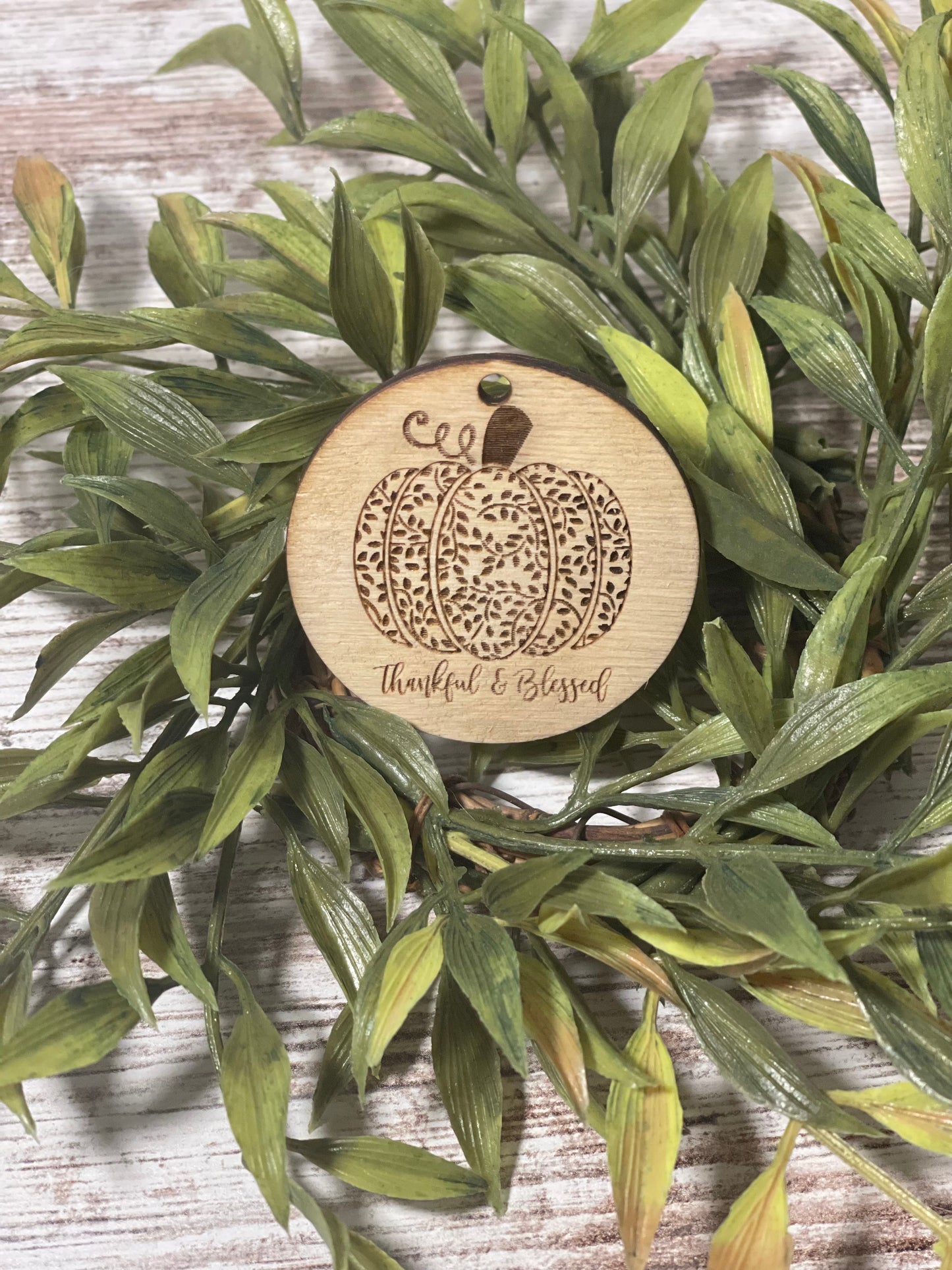 Wristlet Wooden Disc/Pendant