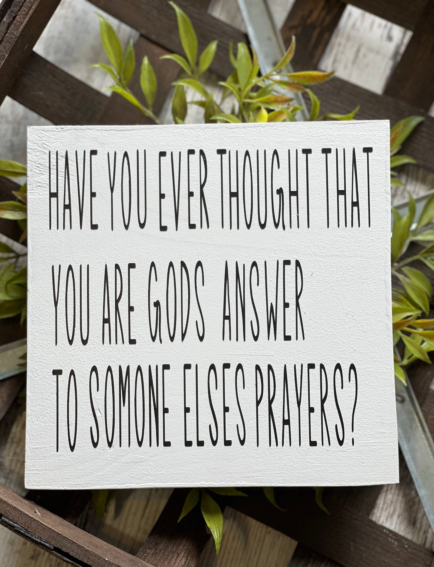 Someone else’s prayers