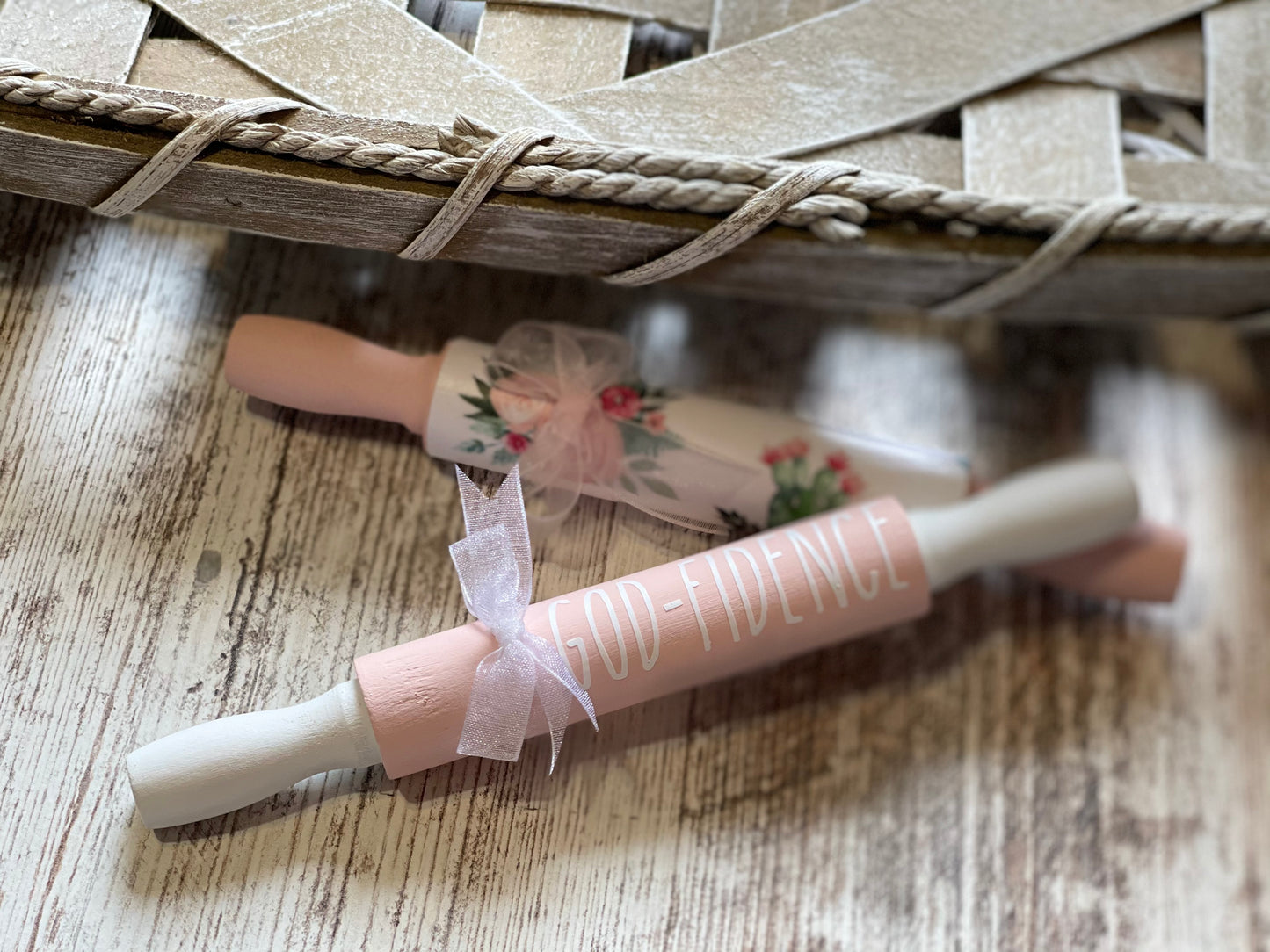 Rolling pin set- God-fidence and cactus