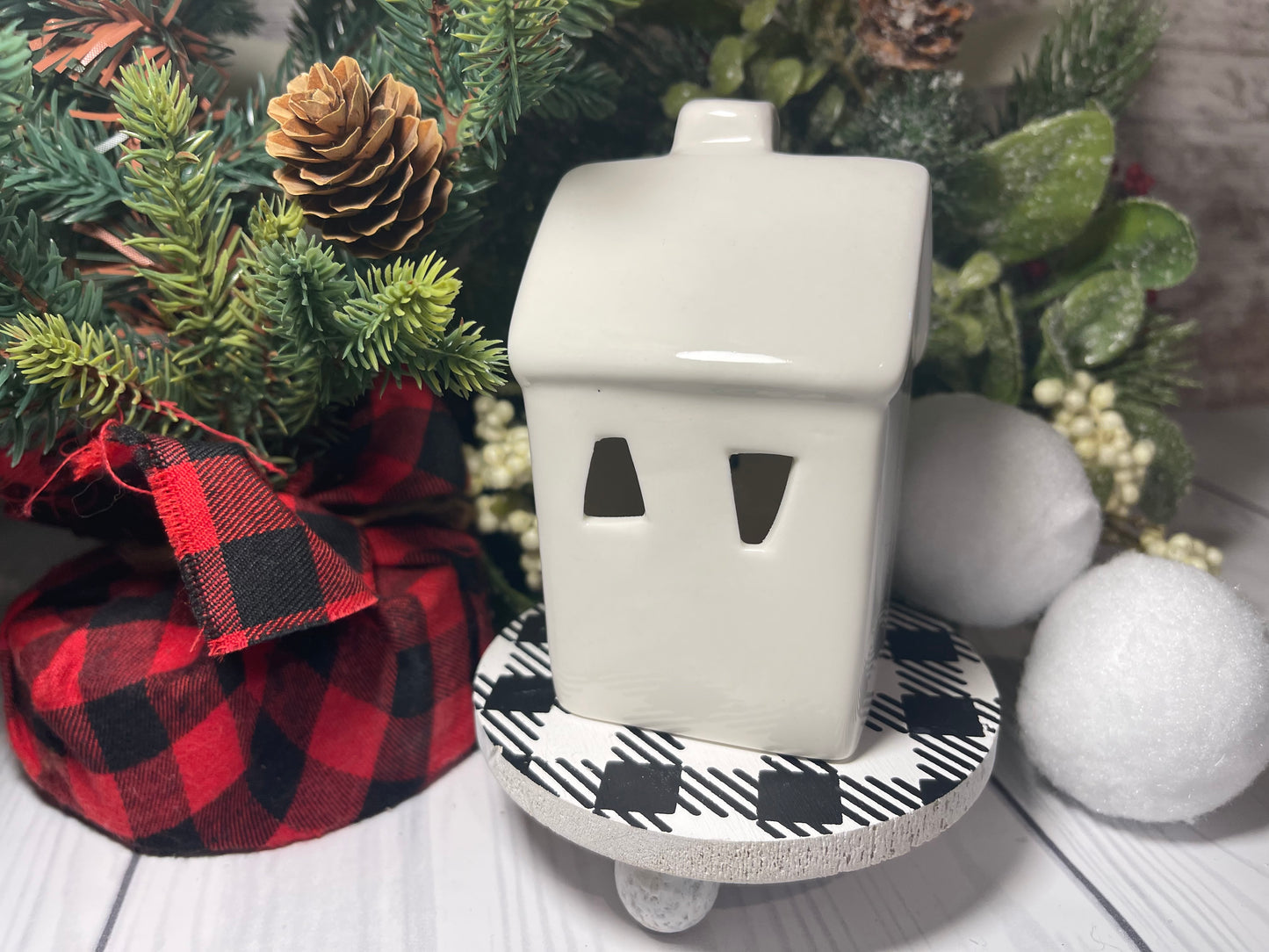 Ceramic Light-Up House- 2 window