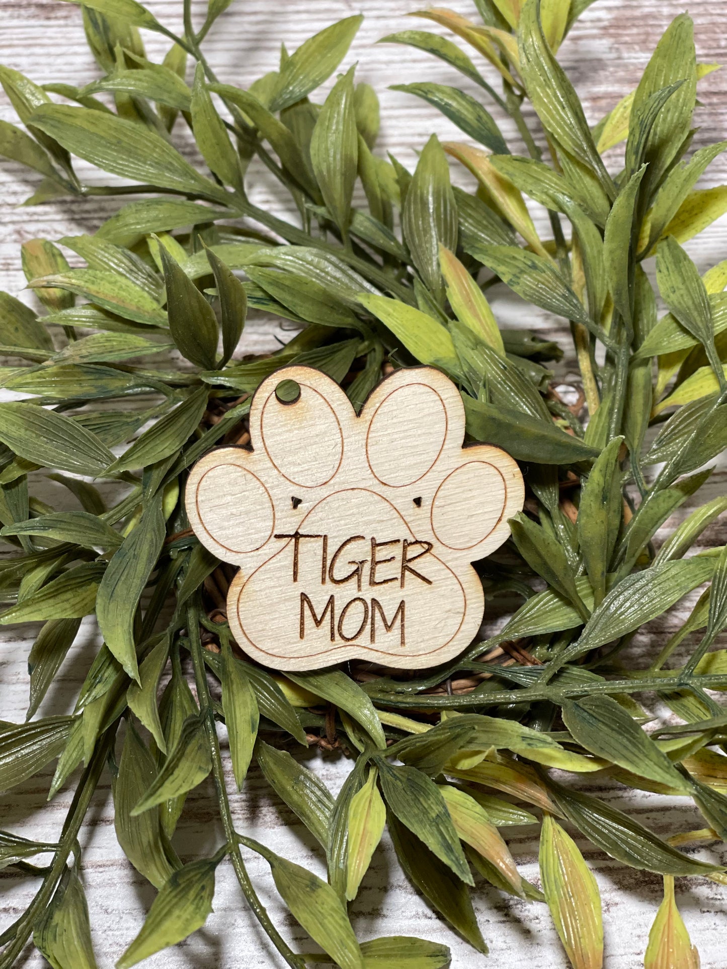 Wristlet Wooden Disc/Pendant