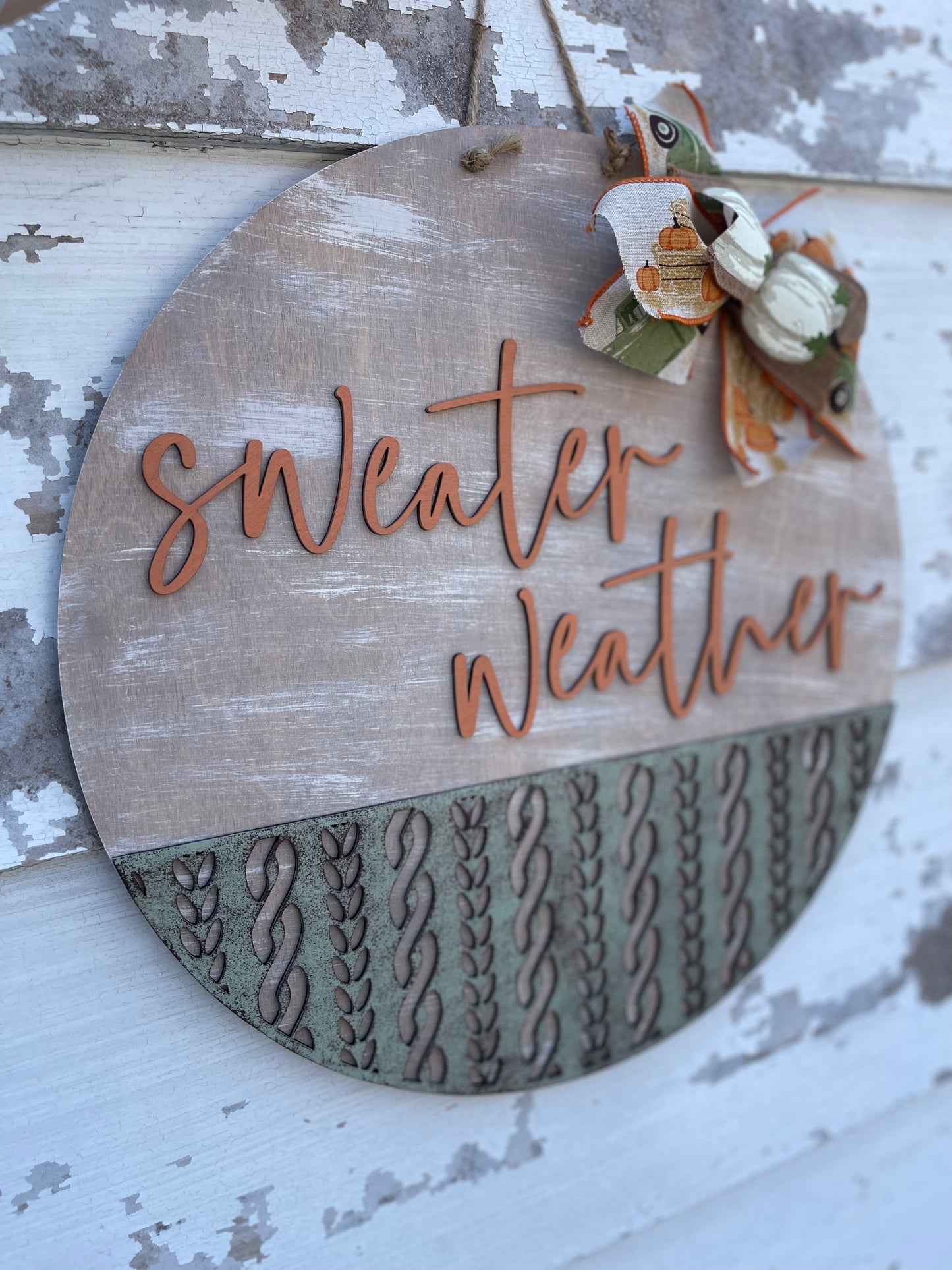 Sweater Weather 18” Round