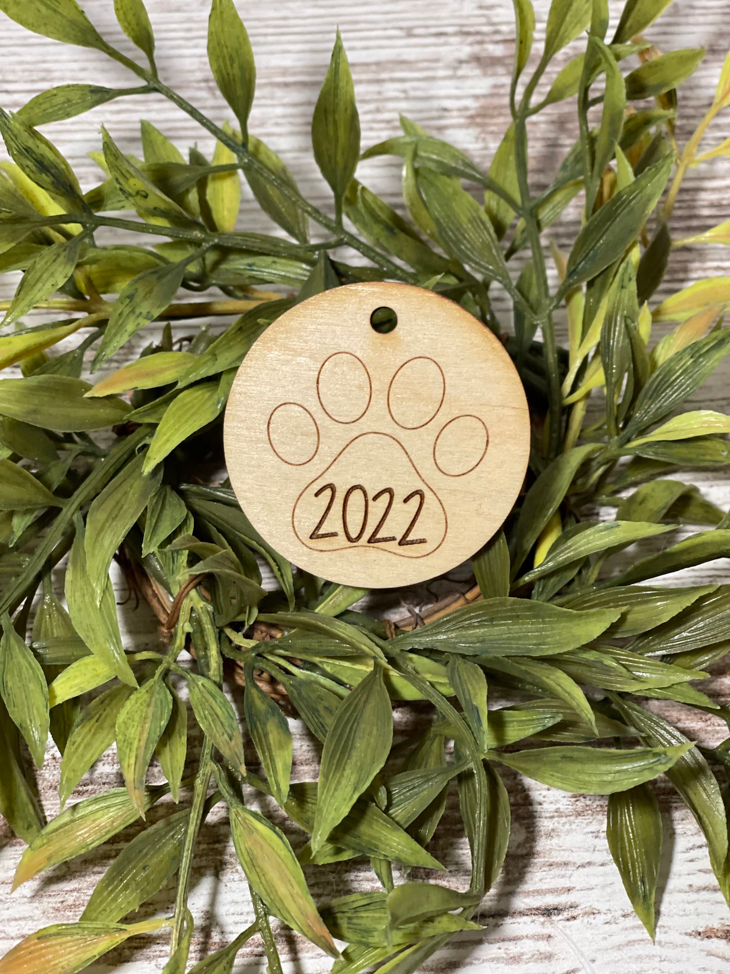Wristlet Wooden Disc/Pendant