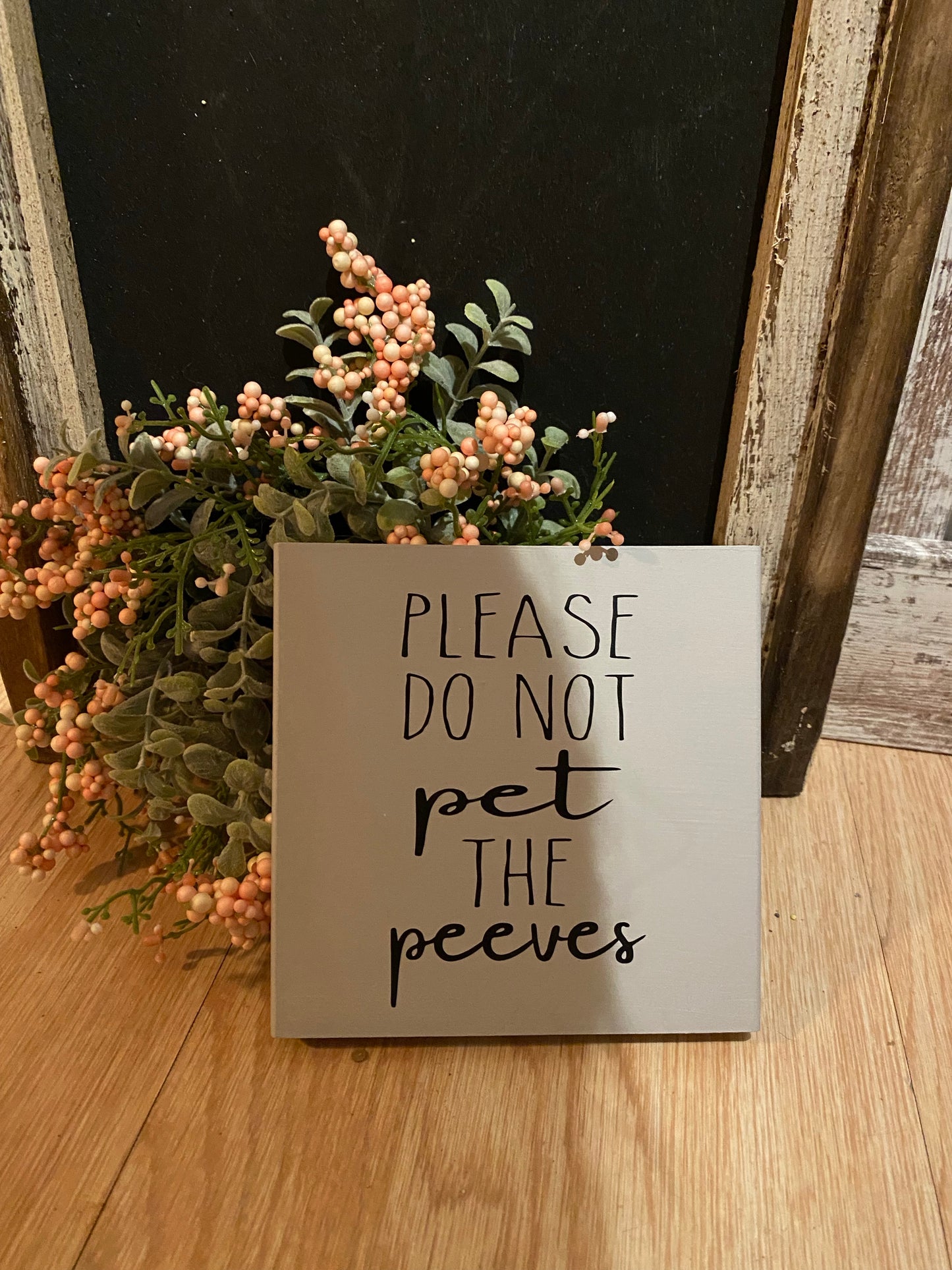 Please Don’t Pet the Peeves