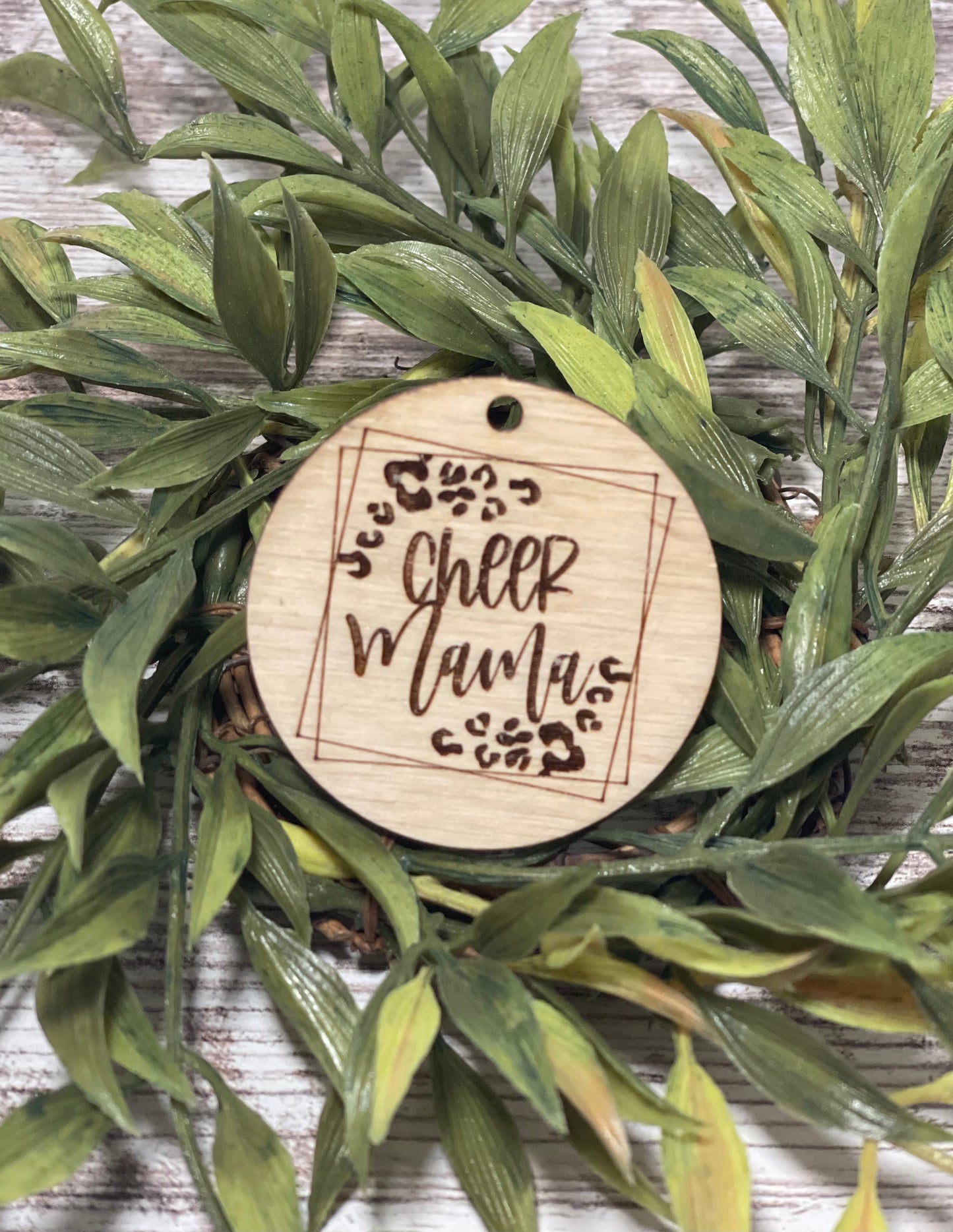 Wristlet Wooden Disc/Pendant