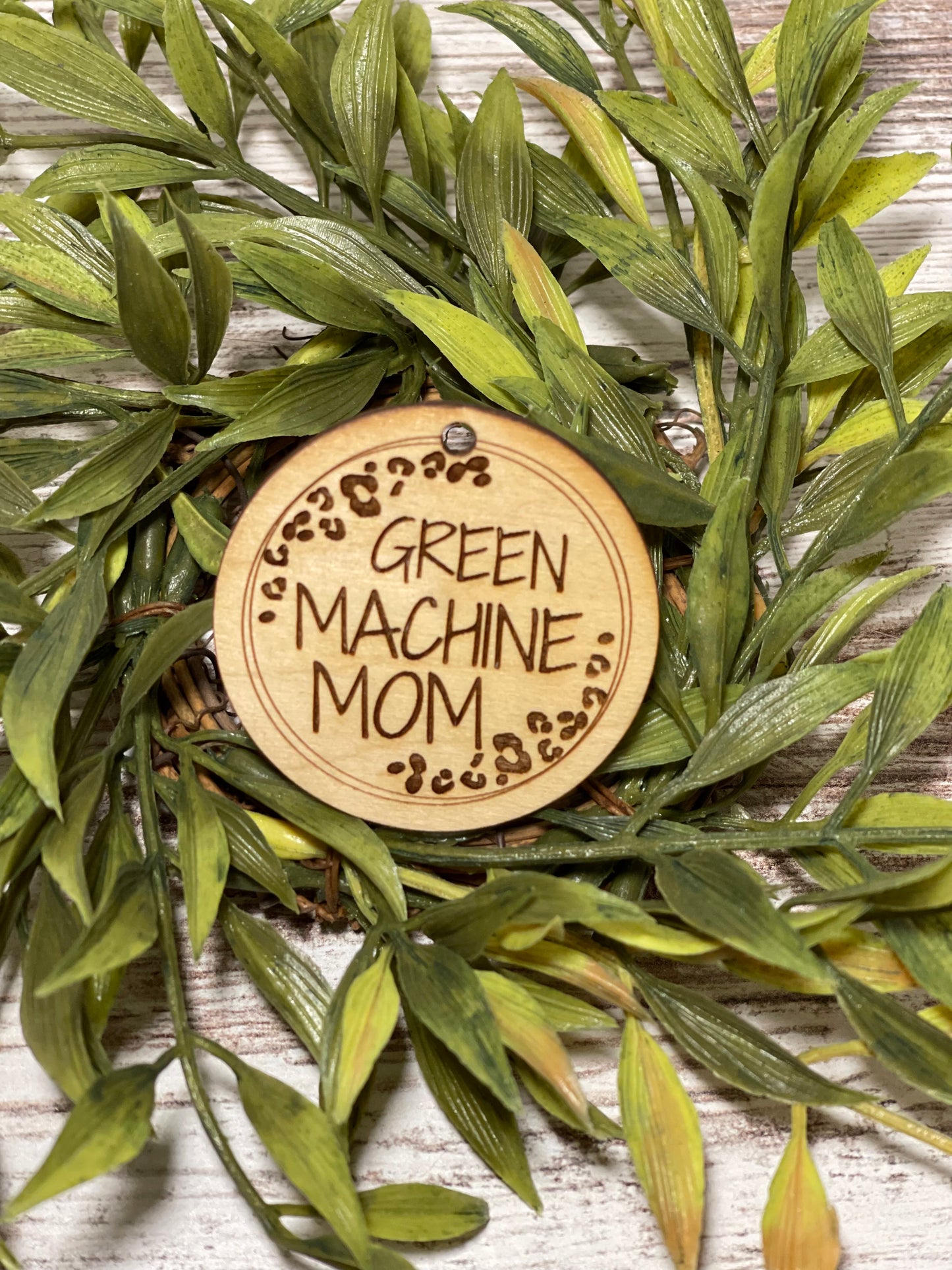 Wristlet Wooden Disc/Pendant