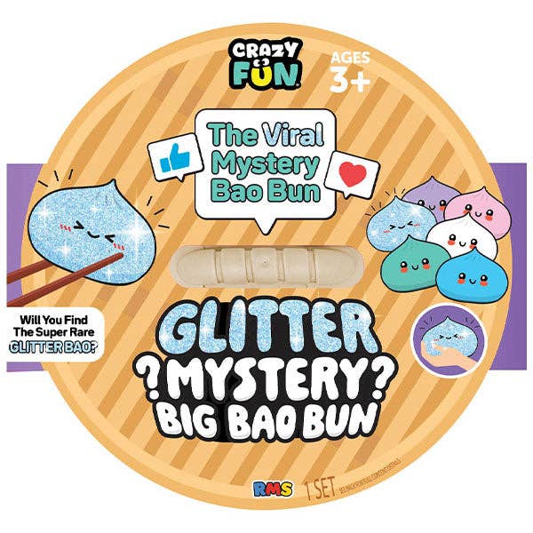Crazy Fun Official RMS Big Mystery 7" Bao Bun –Rare Glitter