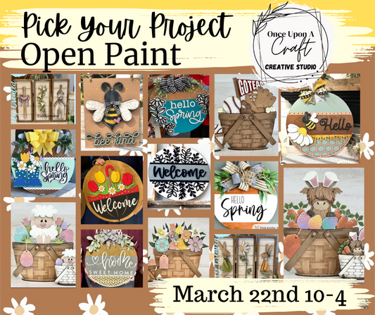 Creative Paint Studio Selection 3/5-3/31