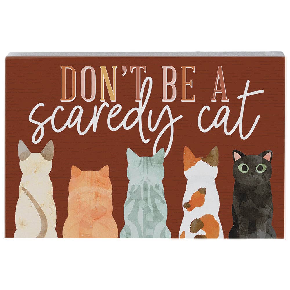 Scaredy Cat - Small Talk Rectangle