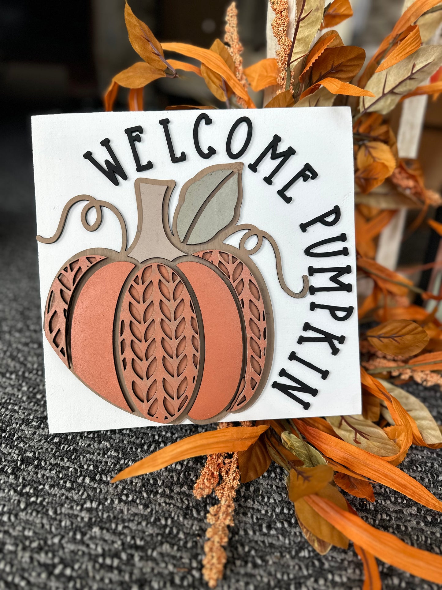 Welcome Pumpkin Square