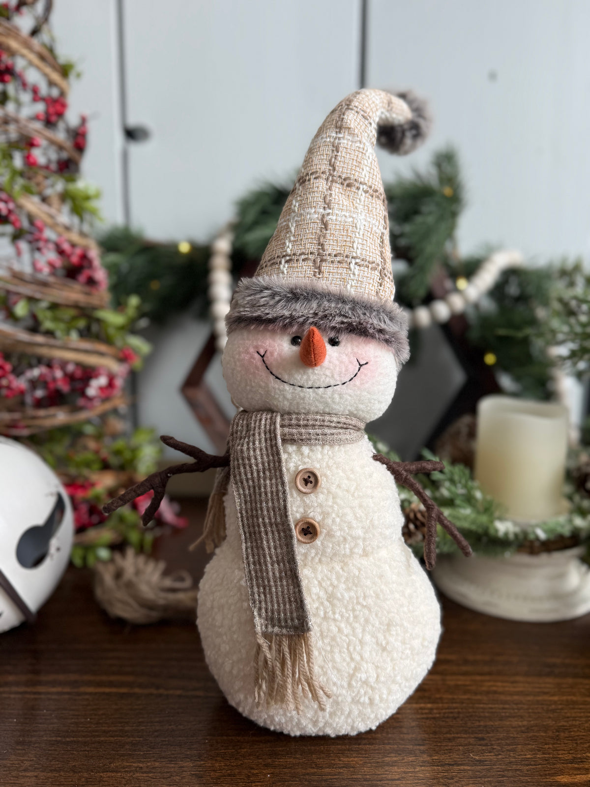 Tan Snowman