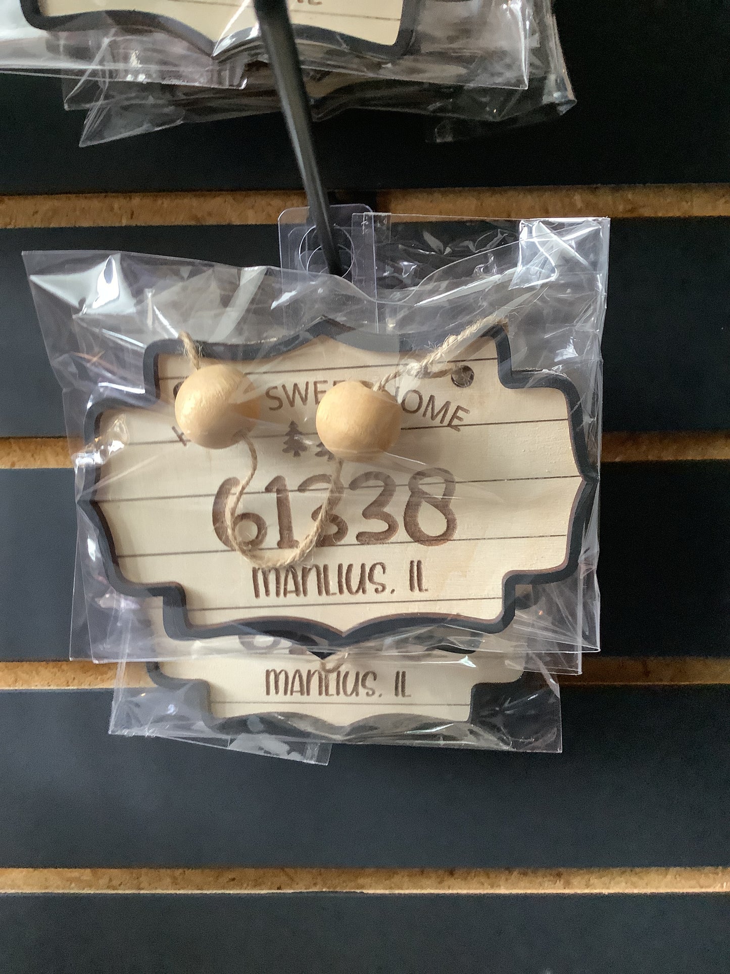 Home Sweet Home Zip code- Ornament