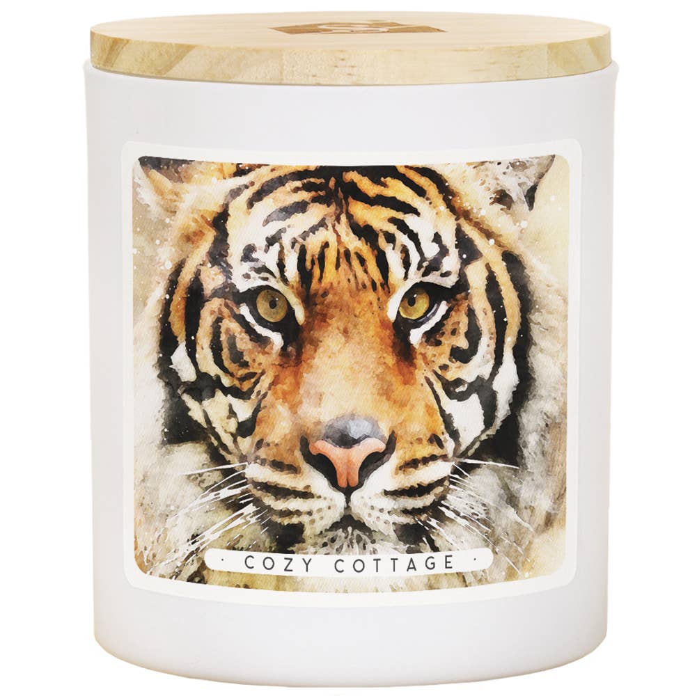 Watercolor Tiger - COZ - Candles