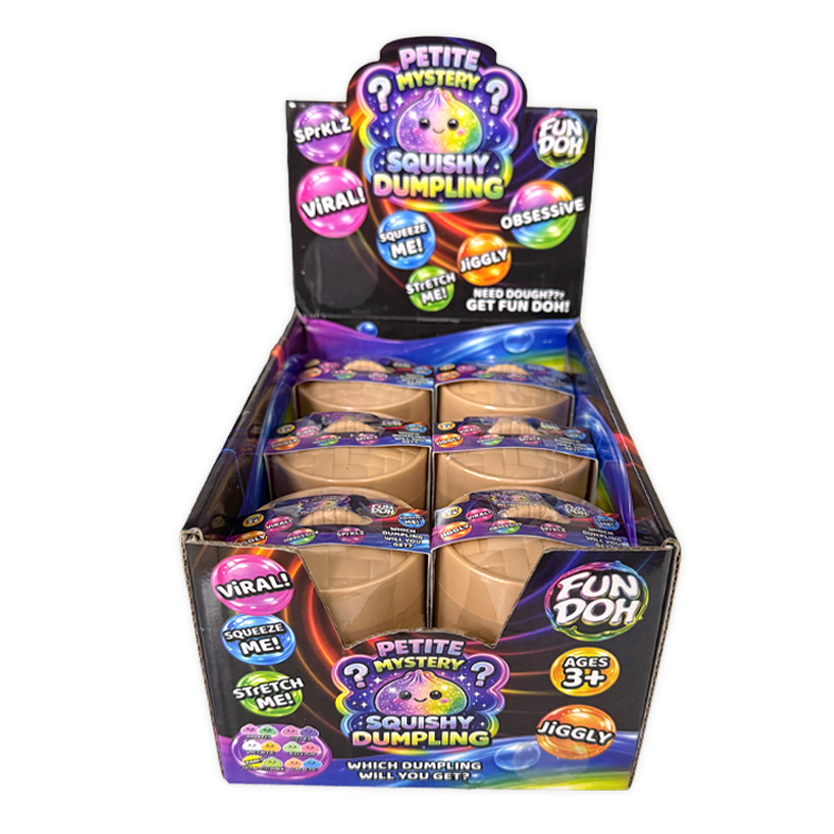 Fun Doh Squishy Mystery Mini Petite 2.5" Dumpling Toy