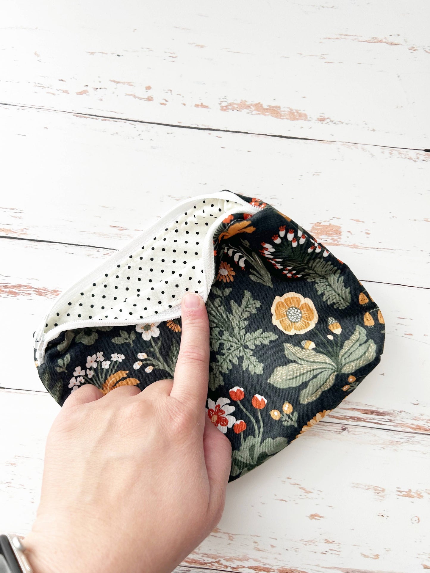 Small Cosmetics Bag, Make up bag, Toiletry Pouch