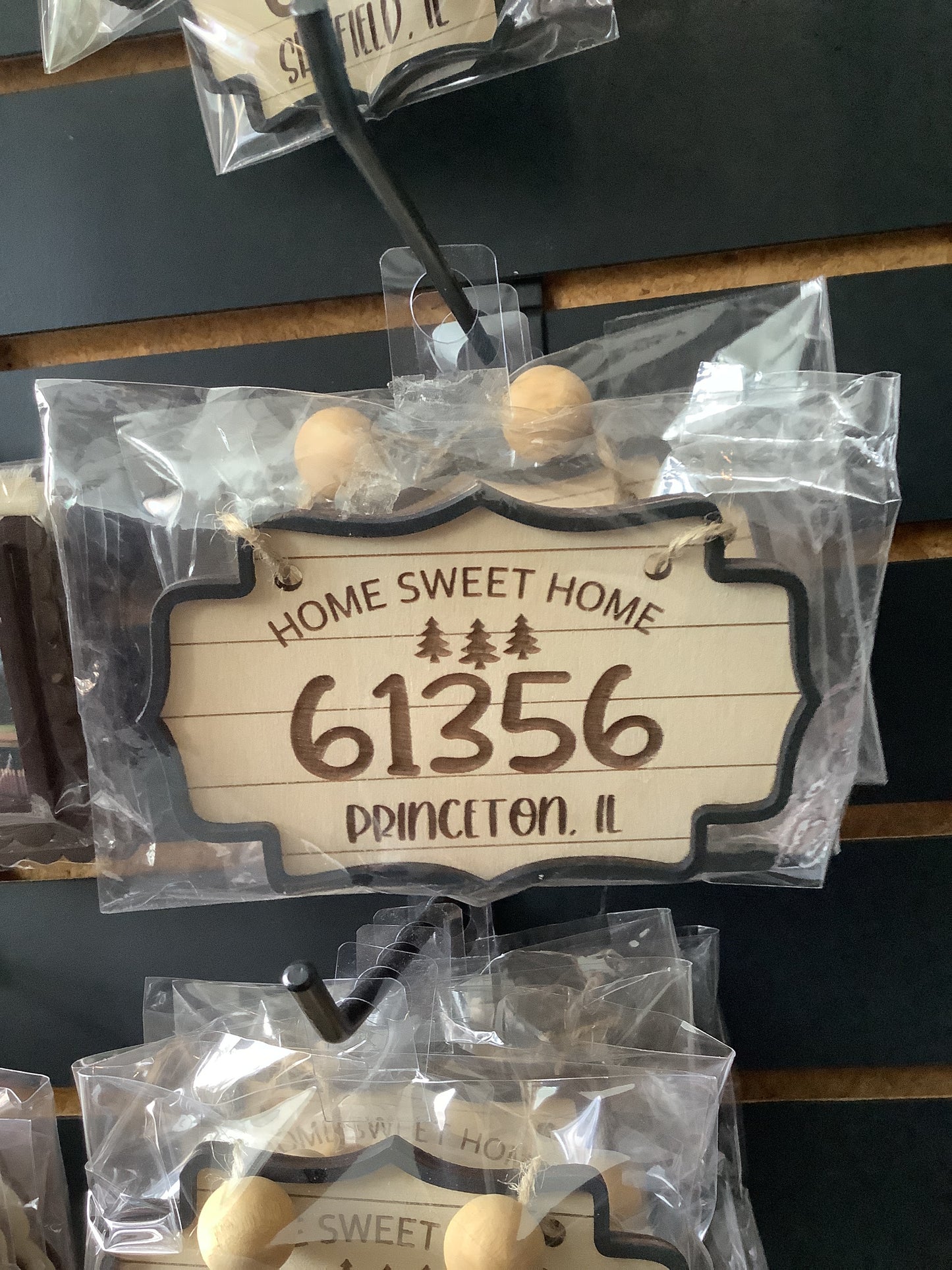 Home Sweet Home Zip code- Ornament