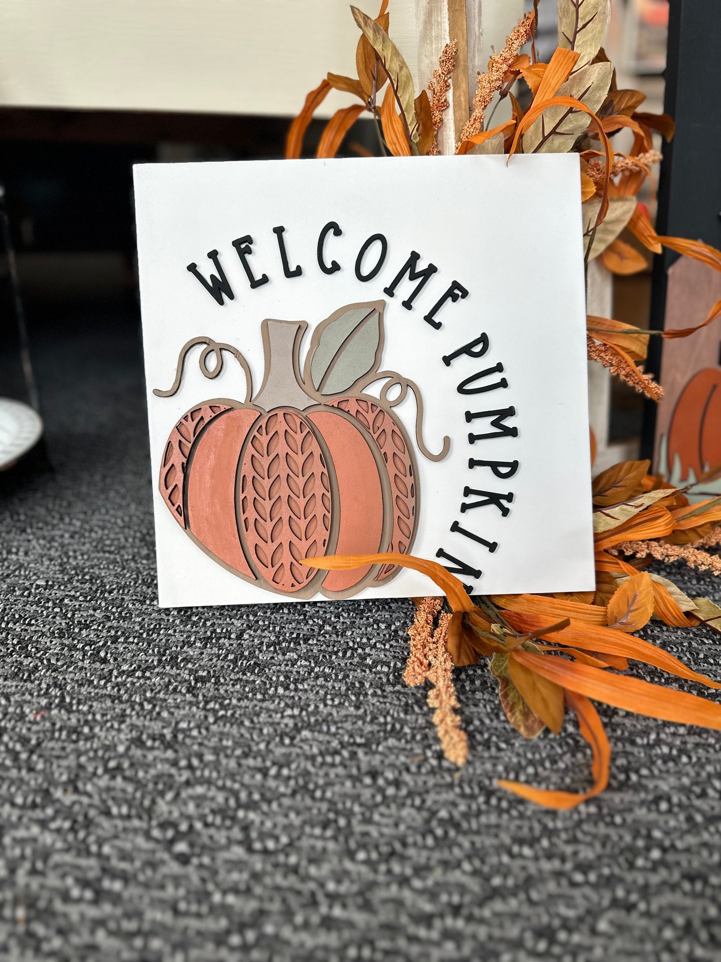 Welcome Pumpkin Square