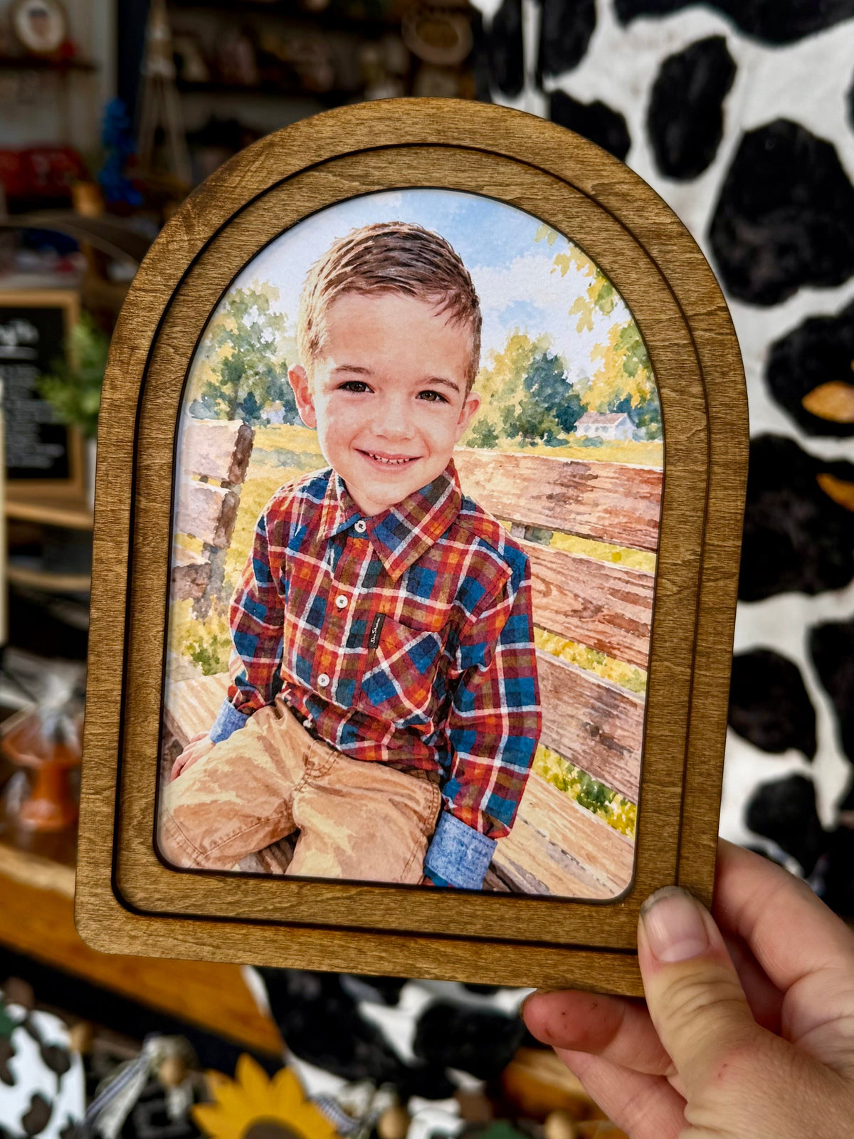 Custom Watercolor Portrait Canvas