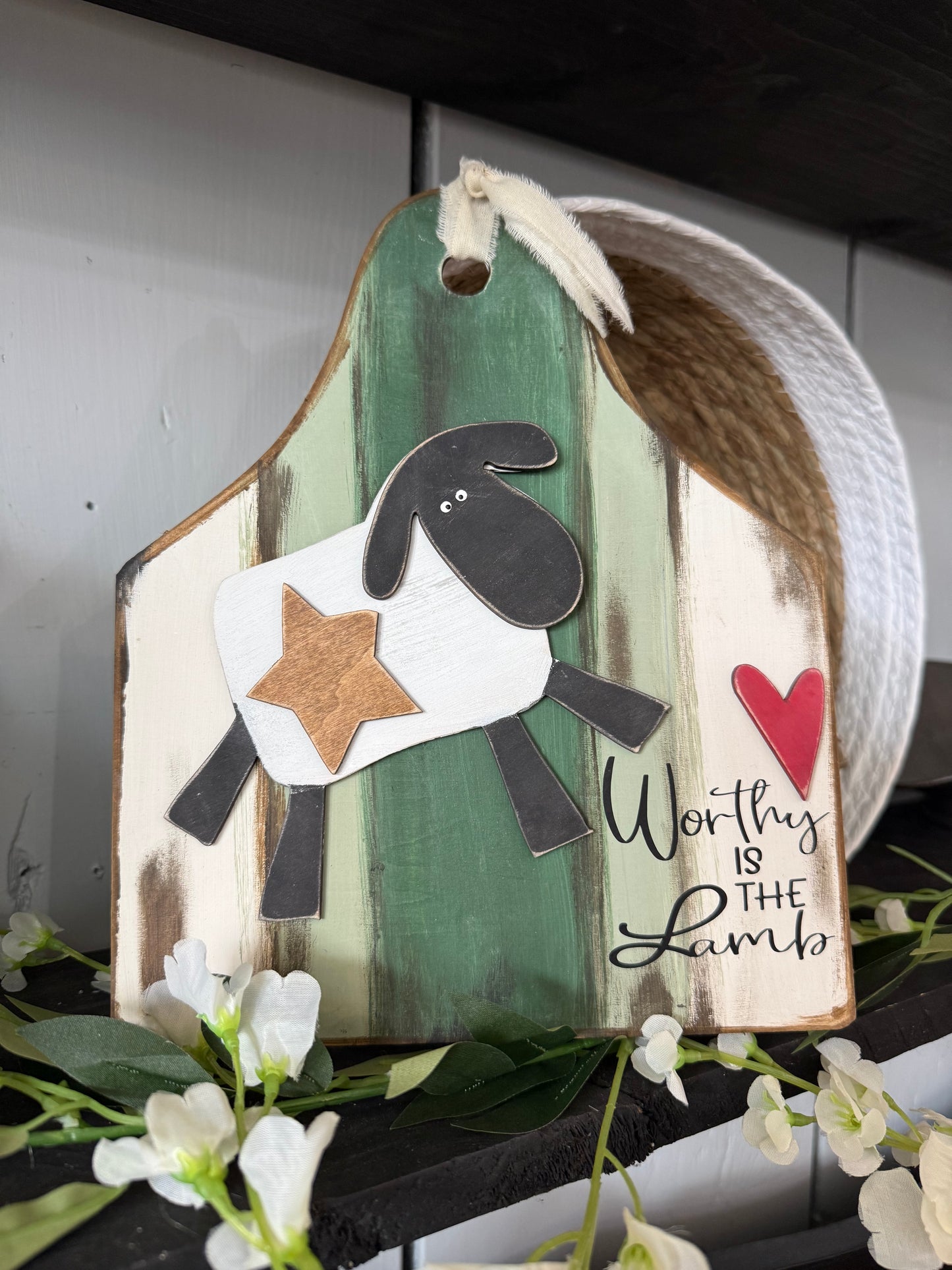 Worthy is the Lamb-tag sign