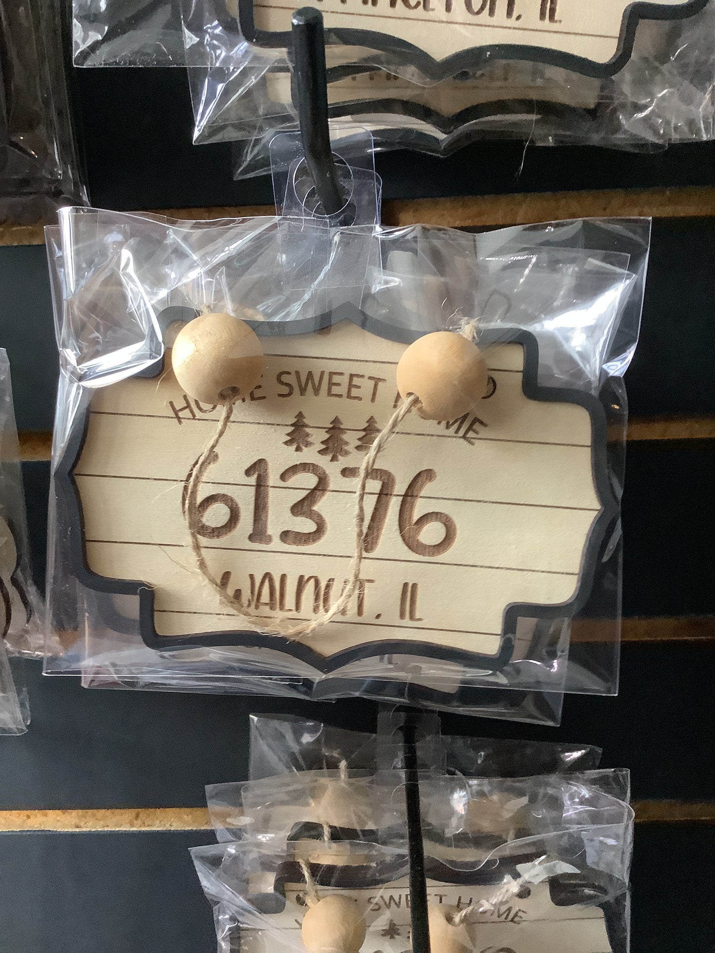 Home Sweet Home Zip code- Ornament