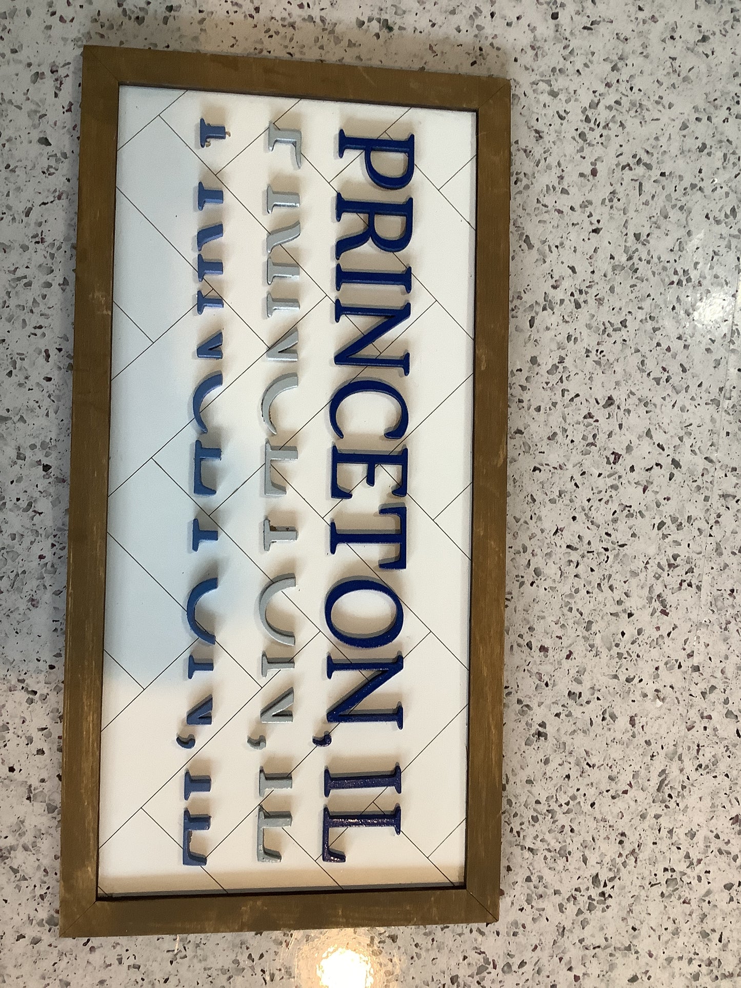 Princeton IL Ombre Sign