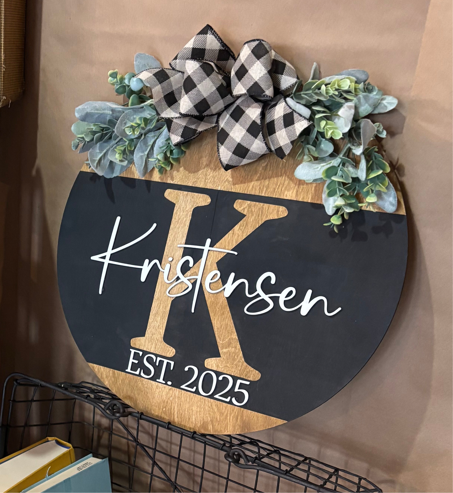 Family Est. Door Hanger