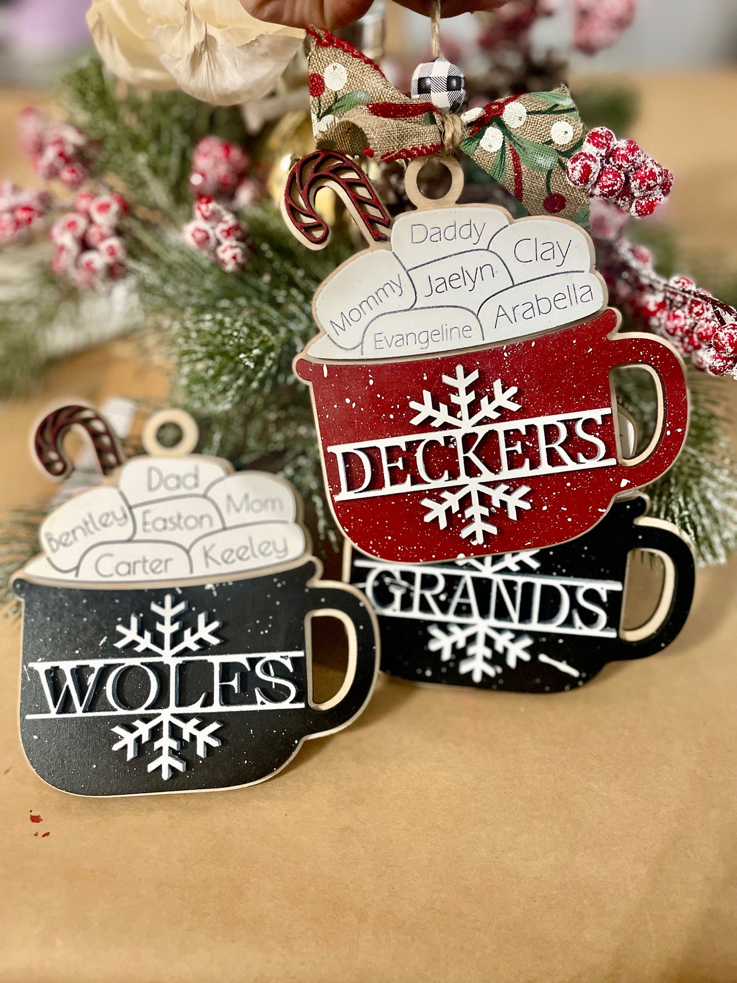 Custom Mug Ornament