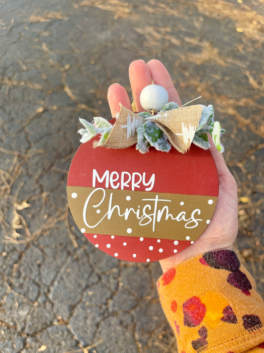 Merry Christmas D.H. Ornament