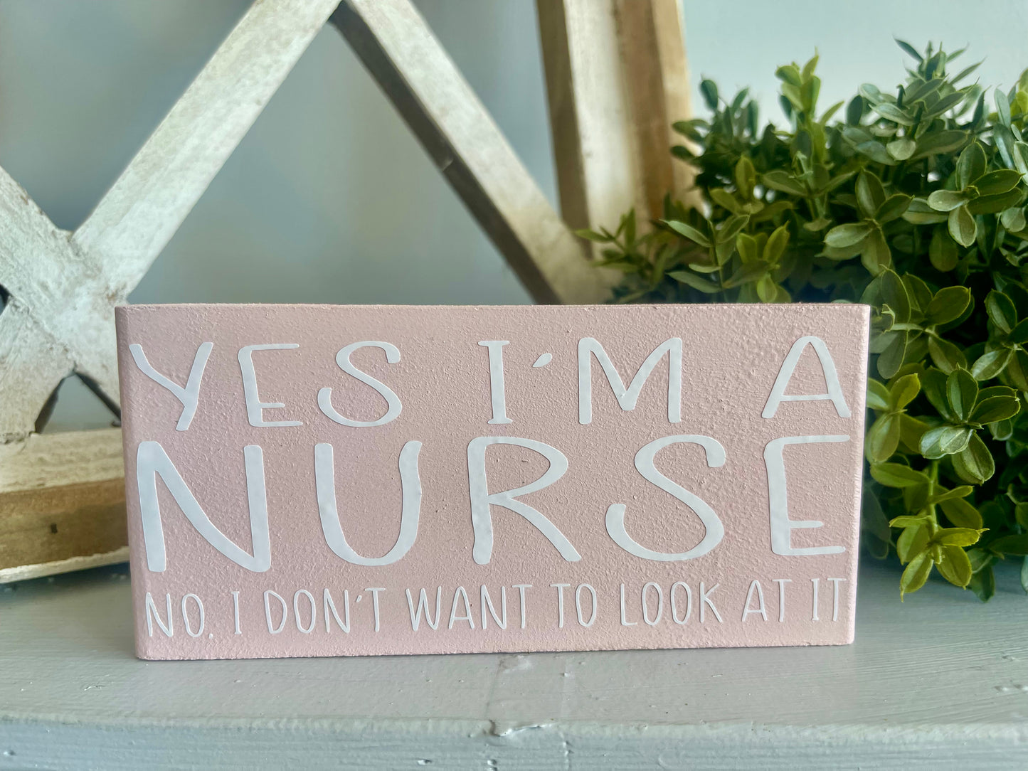 Nurse.. no I don’t want to look