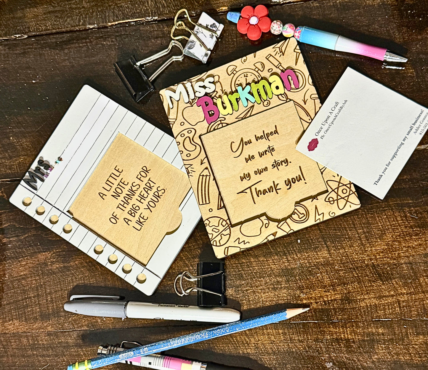 Teacher Post It Holder