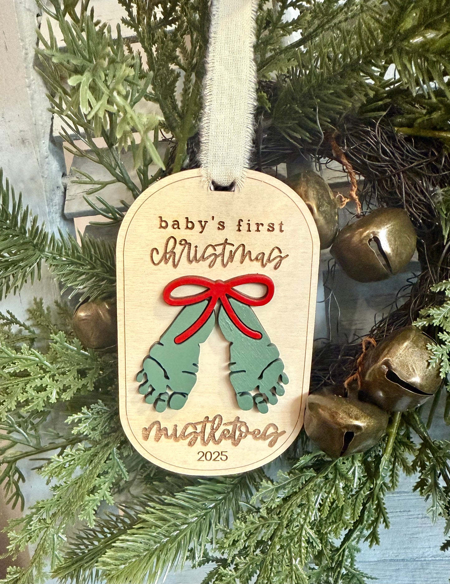 Mistletoes baby’s 1st Christmas