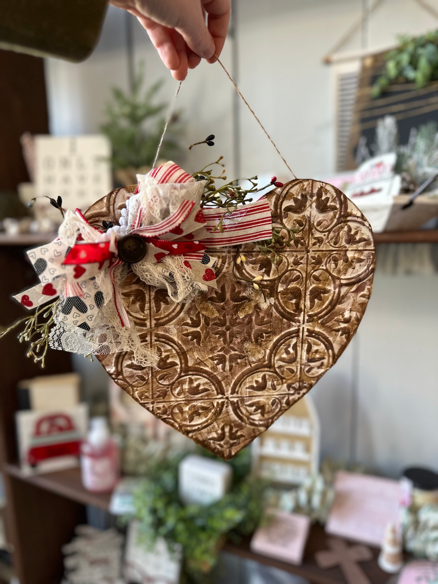 Vintage Tile Heart