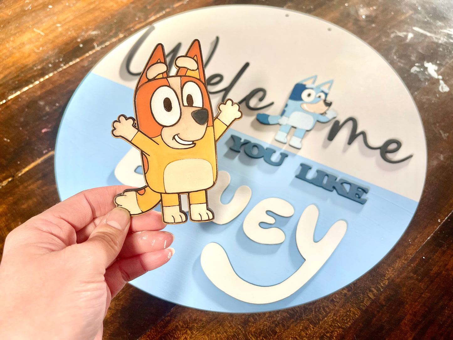 Bluey 18” Door Hanger