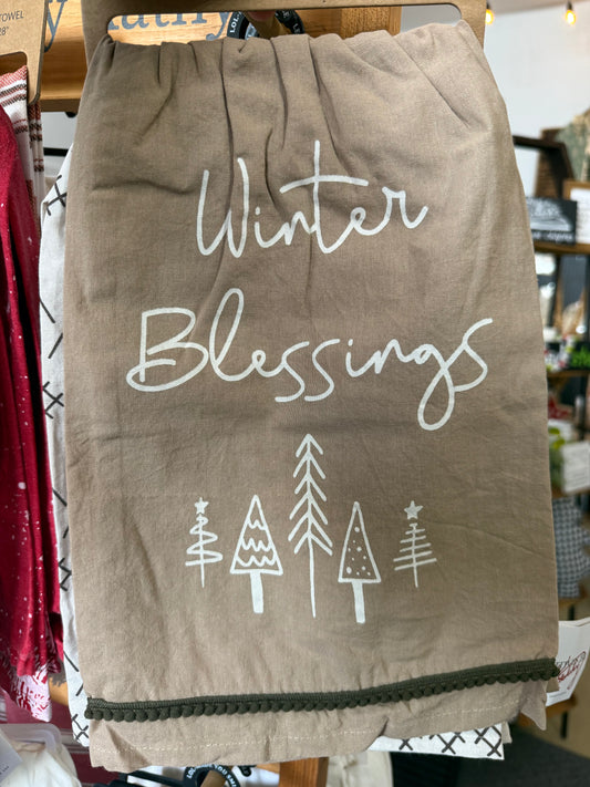 Winter Blessings Towel