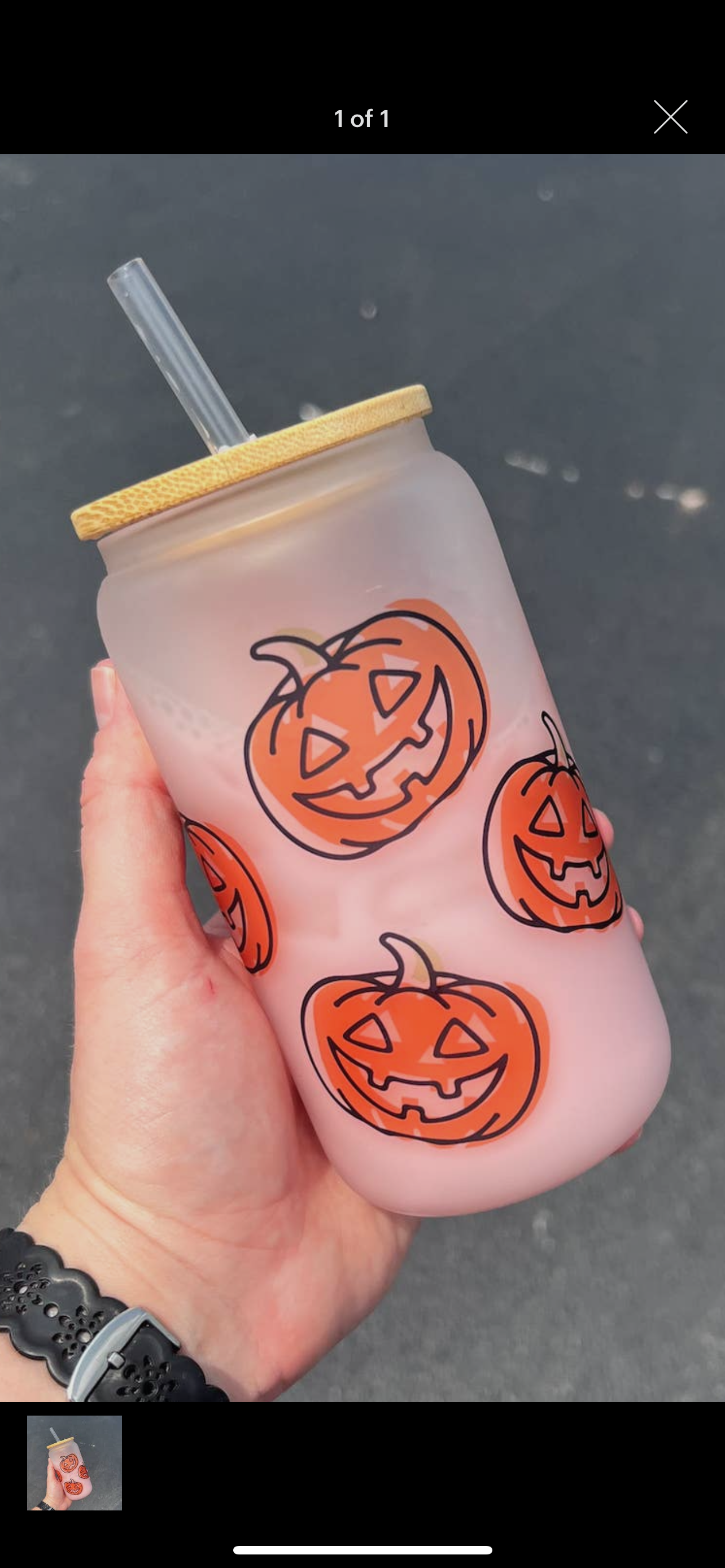 Fall Glass Tumbler PRESALE