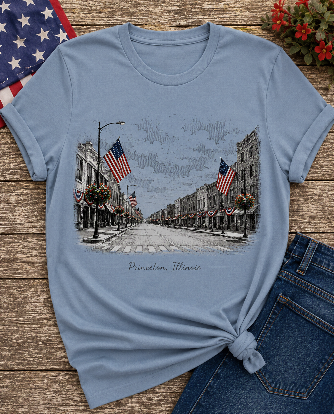 Patriotic Princeton Tee