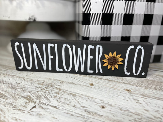 Sunflower Co. Black Fall Shelf Sitter