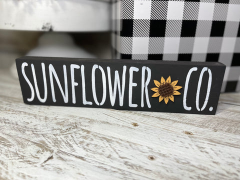 Sunflower Co. Black Fall Shelf Sitter